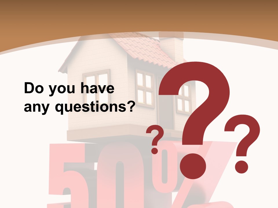 Architecture Saving Mortgage PowerPoint Template