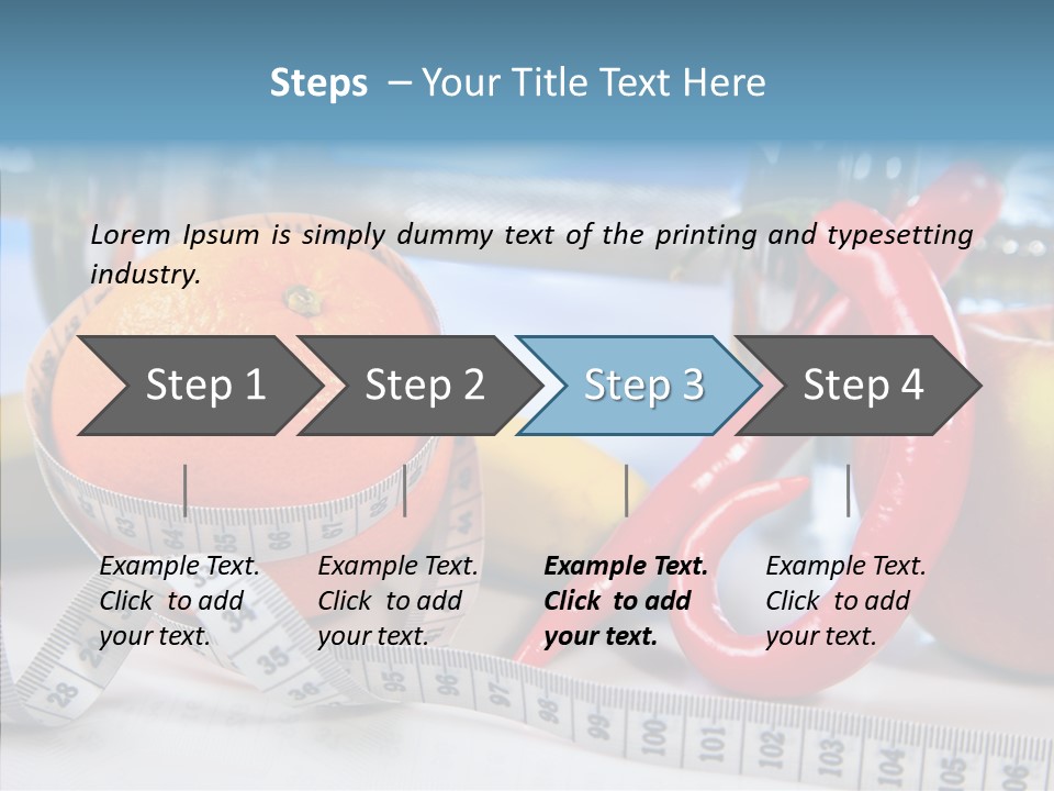 Tone Vitamin Lose PowerPoint Template