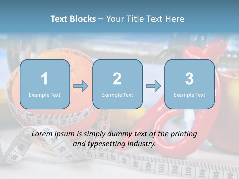 Tone Vitamin Lose PowerPoint Template