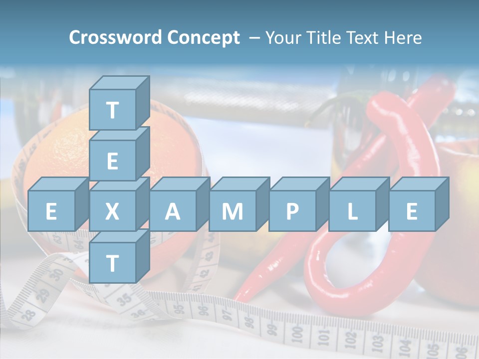 Tone Vitamin Lose PowerPoint Template