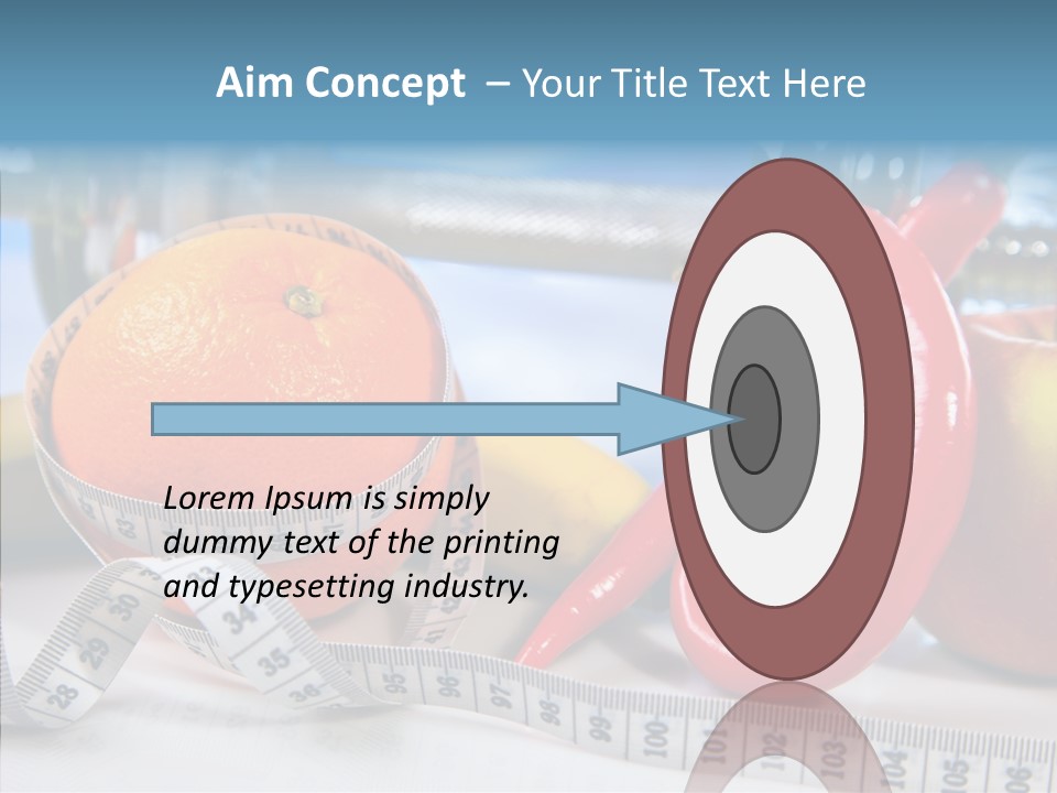 Tone Vitamin Lose PowerPoint Template