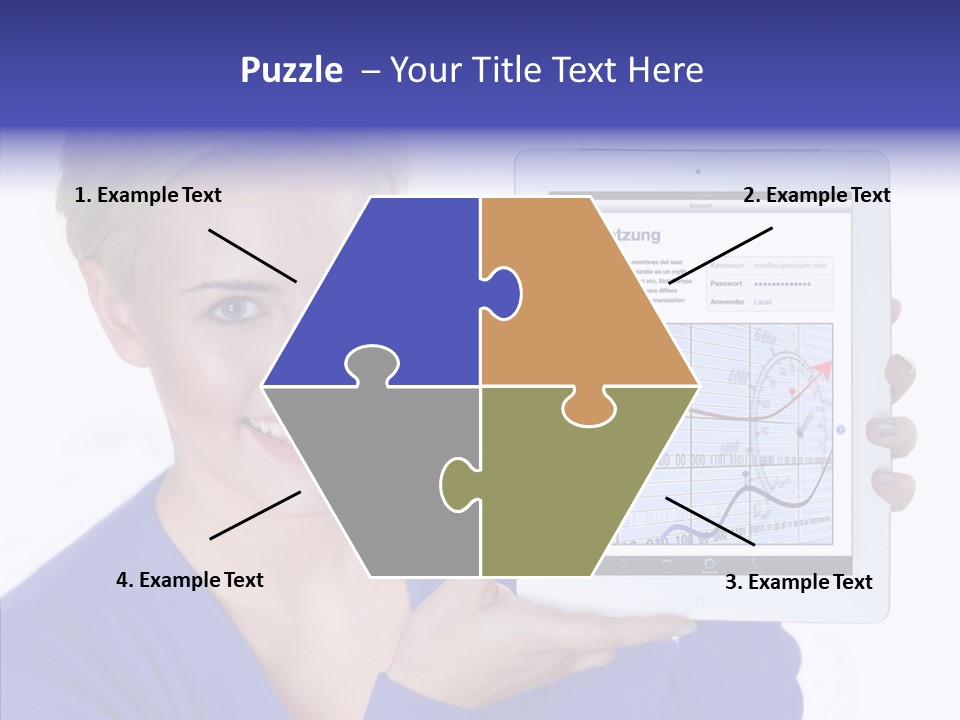 Internet Touchpad Computer PowerPoint Template