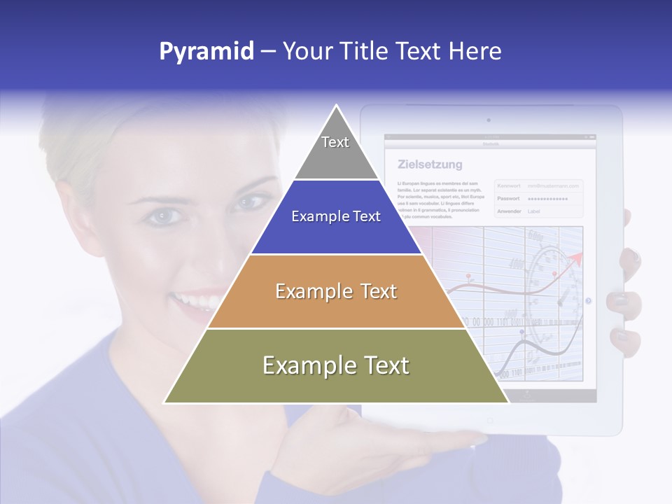 Internet Touchpad Computer PowerPoint Template
