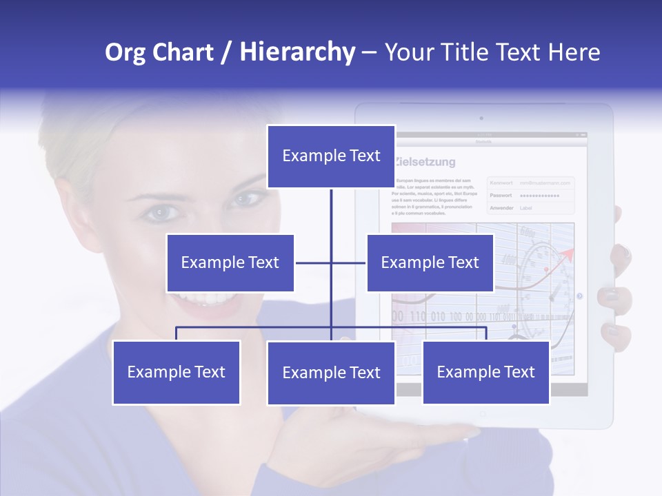 Internet Touchpad Computer PowerPoint Template