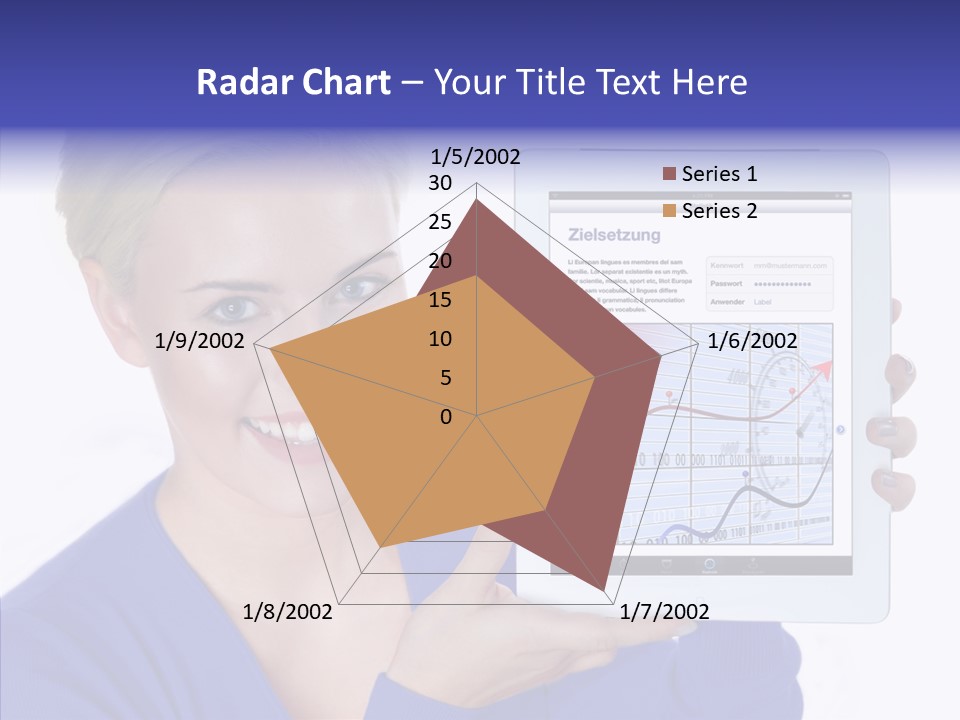 Internet Touchpad Computer PowerPoint Template