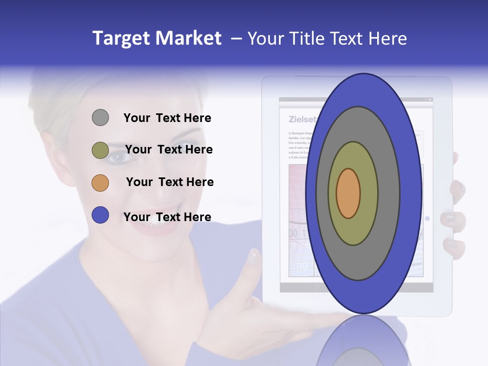Internet Touchpad Computer PowerPoint Template