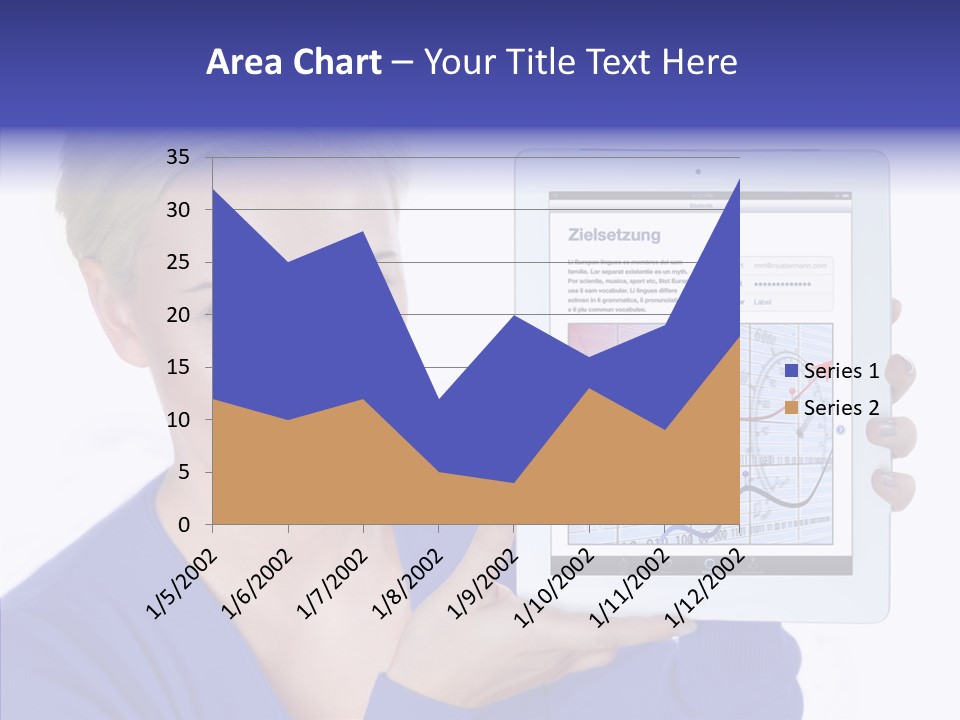 Internet Touchpad Computer PowerPoint Template
