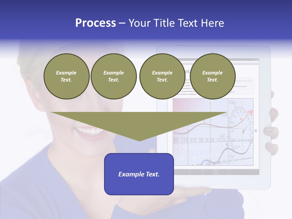 Internet Touchpad Computer PowerPoint Template