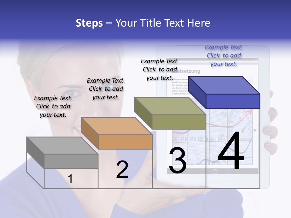 Internet Touchpad Computer PowerPoint Template