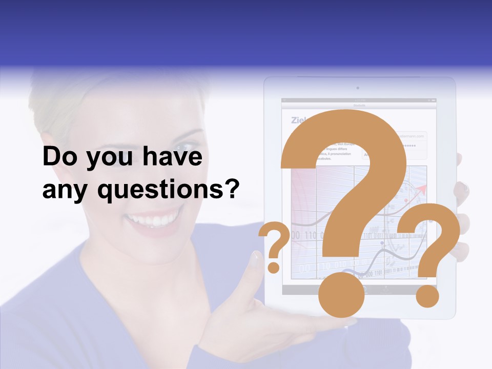 Internet Touchpad Computer PowerPoint Template