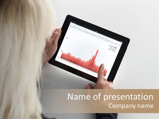 Finger Touchbook Elektronisch PowerPoint Template