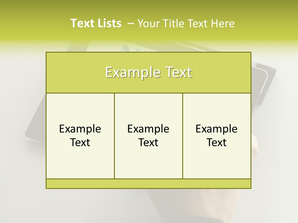 Ereader Elektronisch Zeitung PowerPoint Template