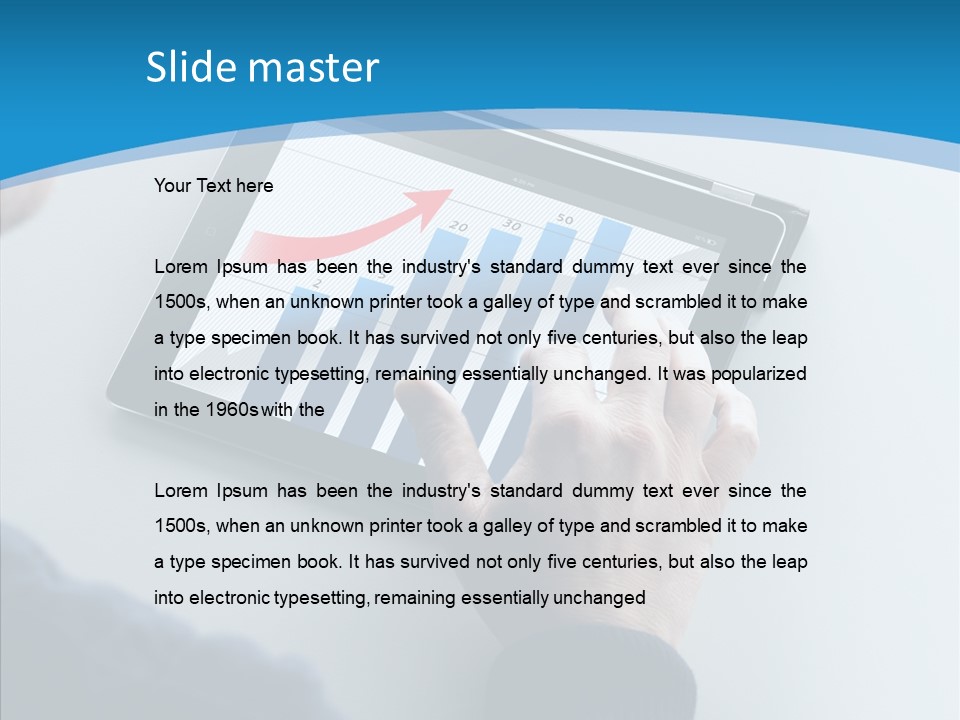 Marketing Monitor Online PowerPoint Template