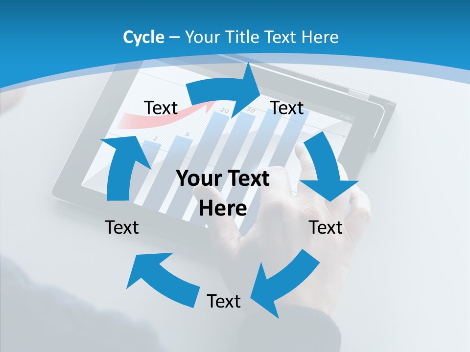 Marketing Monitor Online PowerPoint Template