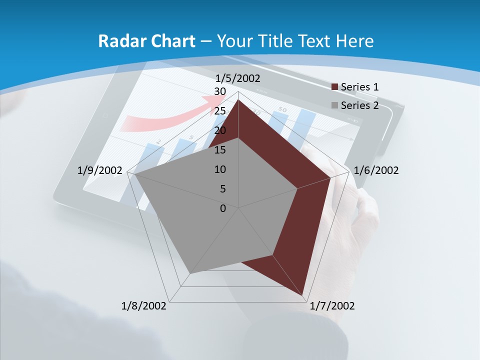 Marketing Monitor Online PowerPoint Template