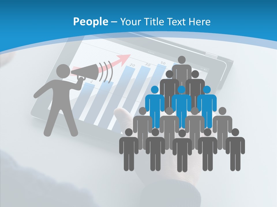 Marketing Monitor Online PowerPoint Template