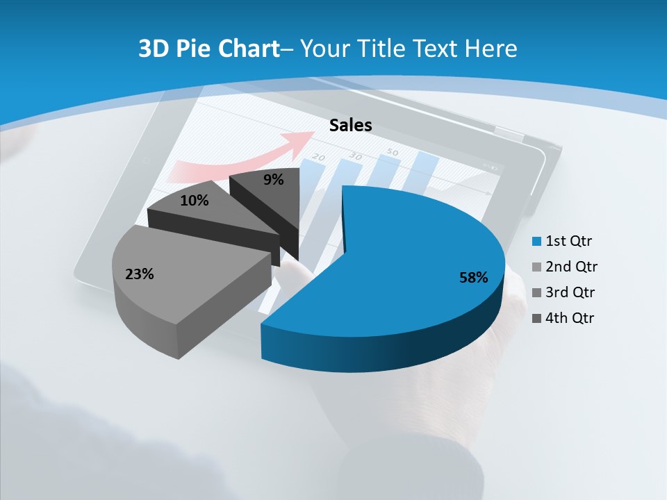 Marketing Monitor Online PowerPoint Template