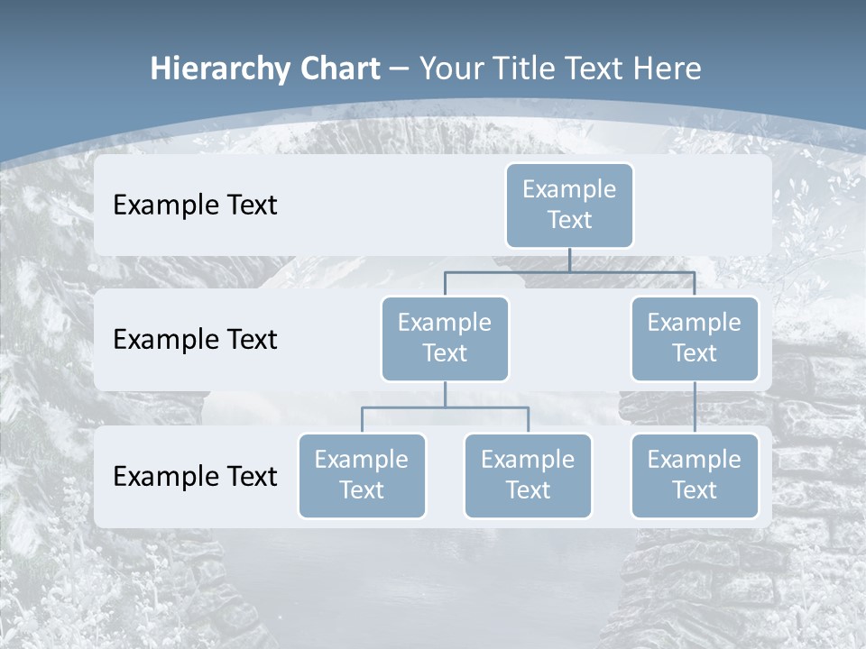 A Stone Arch In The Middle Of A Body Of Water PowerPoint Template