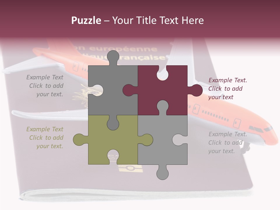 Jet Visas Boeing PowerPoint Template