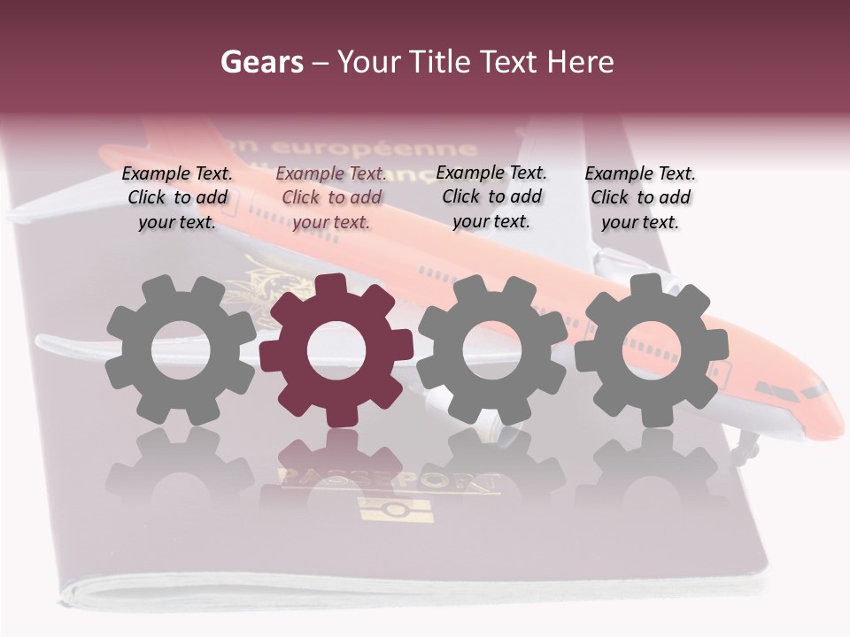 Jet Visas Boeing PowerPoint Template