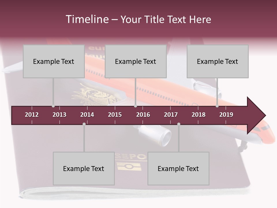 Jet Visas Boeing PowerPoint Template