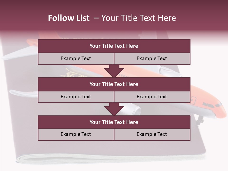 Jet Visas Boeing PowerPoint Template
