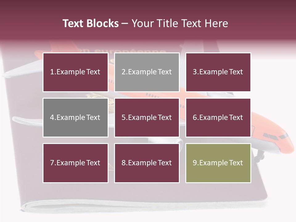 Jet Visas Boeing PowerPoint Template