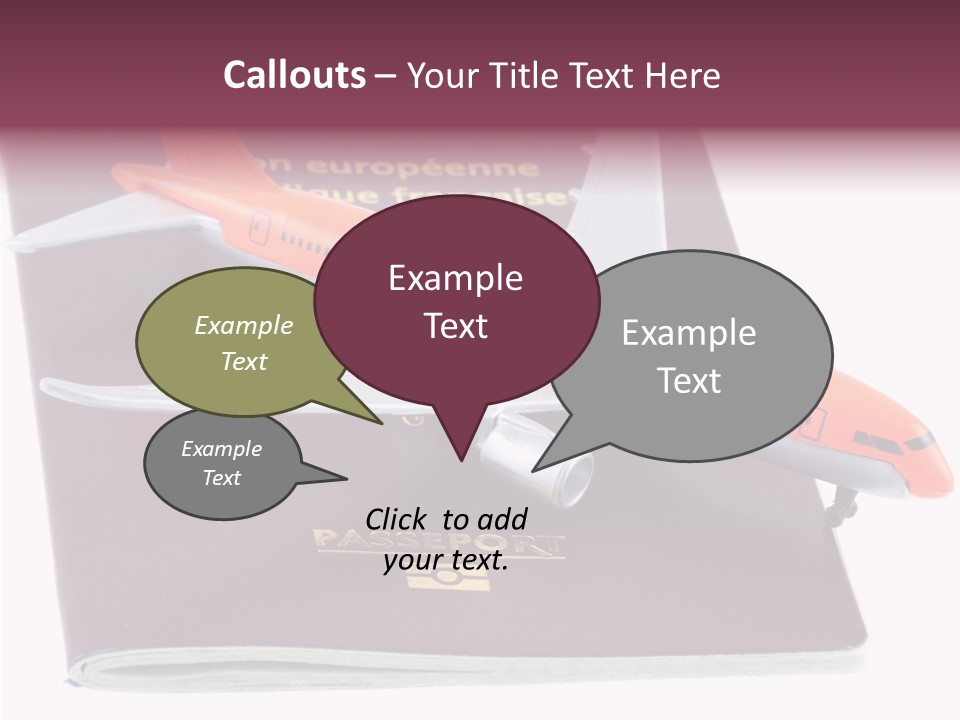 Jet Visas Boeing PowerPoint Template