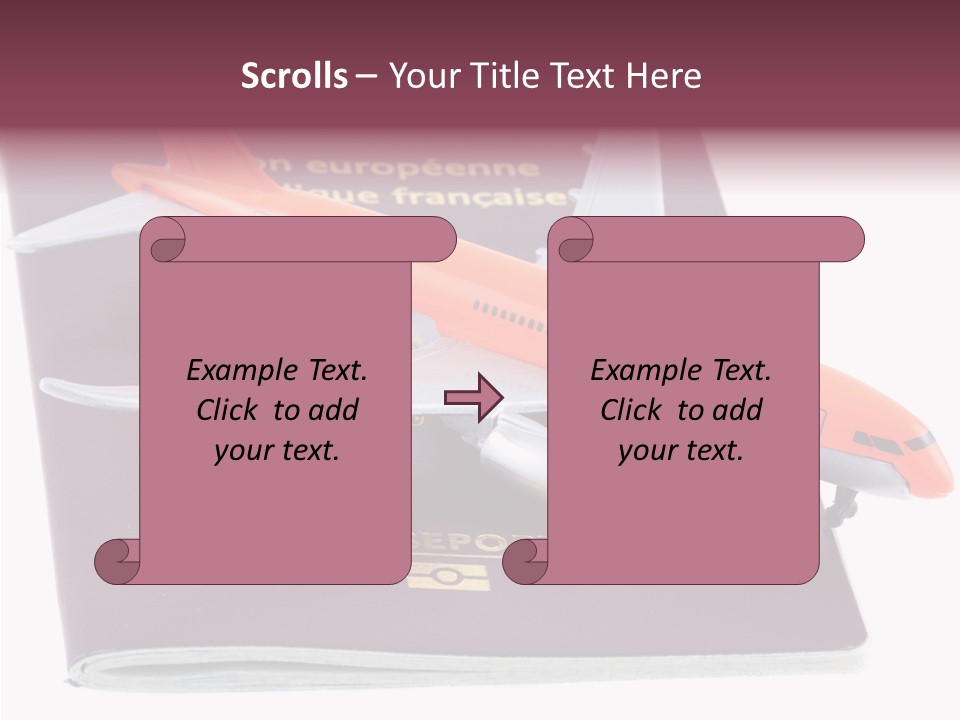 Jet Visas Boeing PowerPoint Template