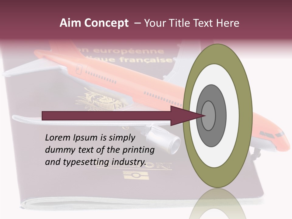 Jet Visas Boeing PowerPoint Template