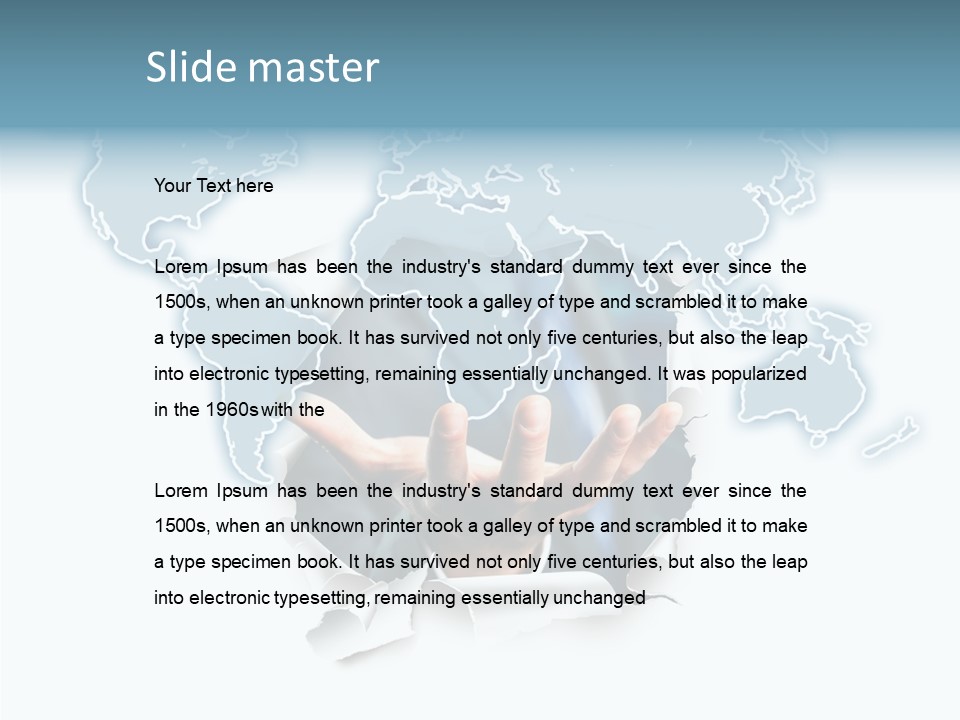 Reiseziel Weltweit Handel PowerPoint Template