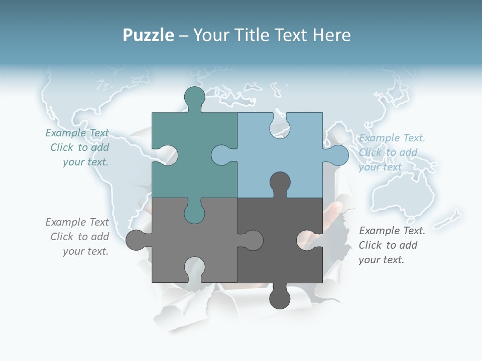 Reiseziel Weltweit Handel PowerPoint Template