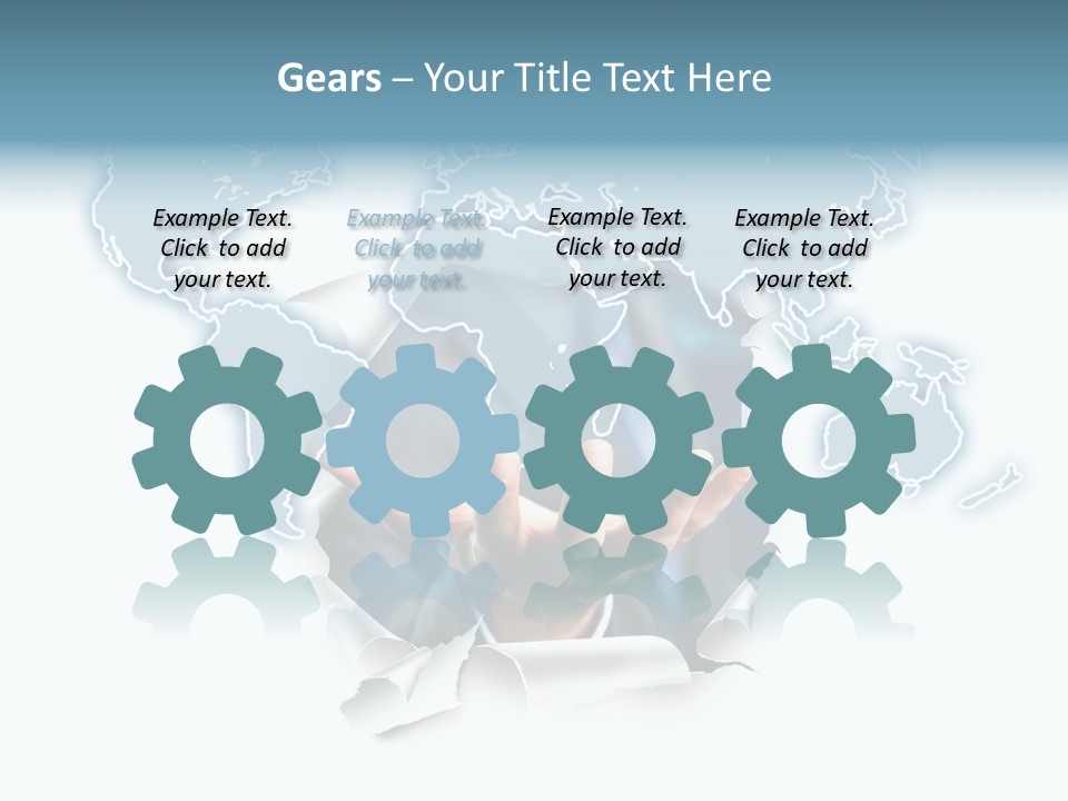 Reiseziel Weltweit Handel PowerPoint Template