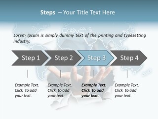 Reiseziel Weltweit Handel PowerPoint Template
