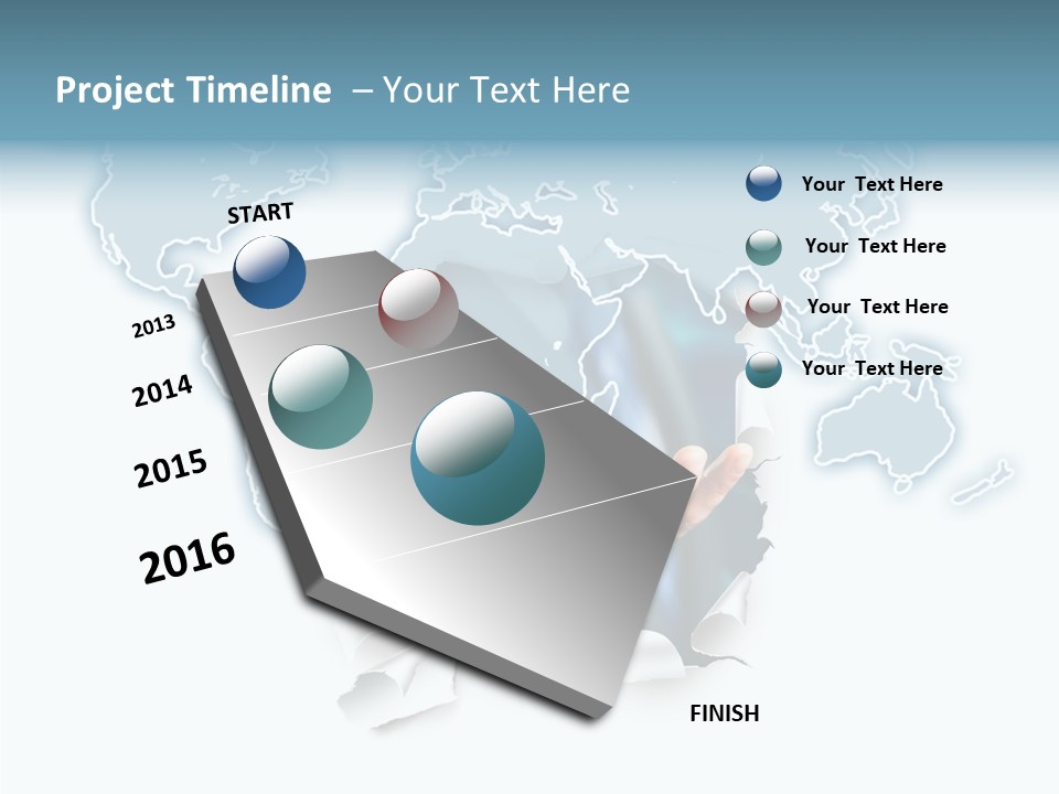 Reiseziel Weltweit Handel PowerPoint Template