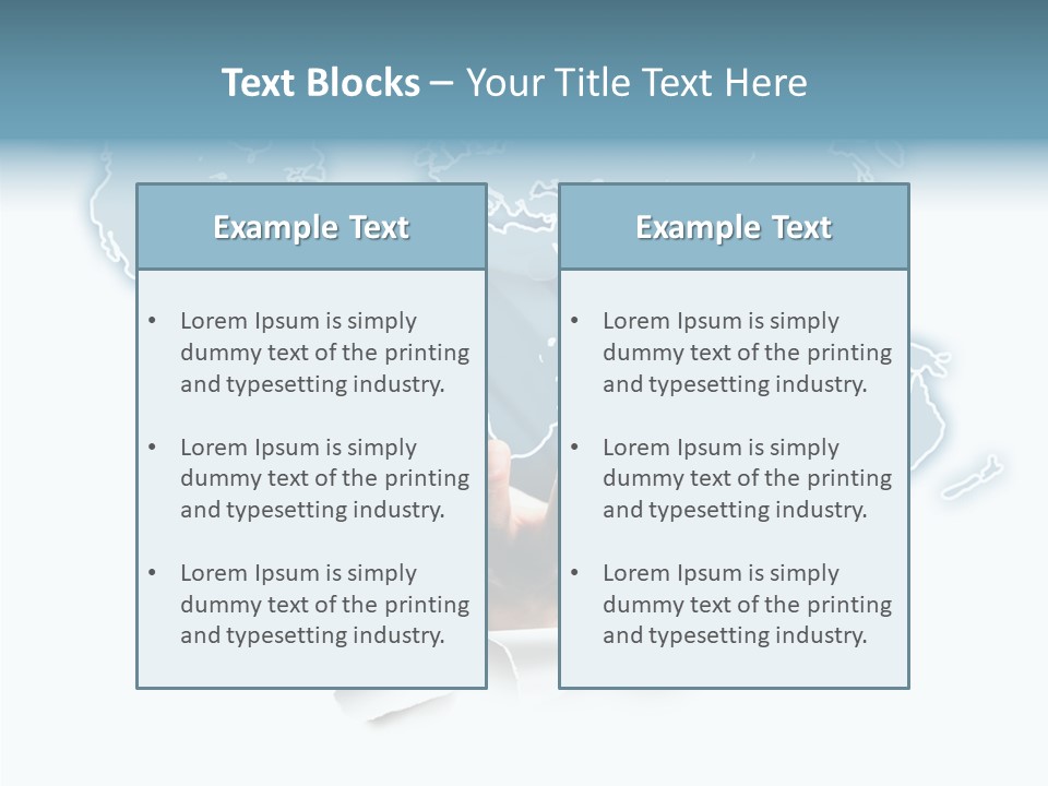 Reiseziel Weltweit Handel PowerPoint Template