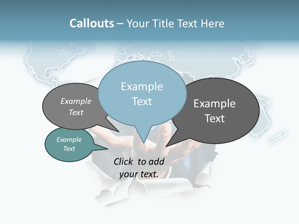 Reiseziel Weltweit Handel PowerPoint Template