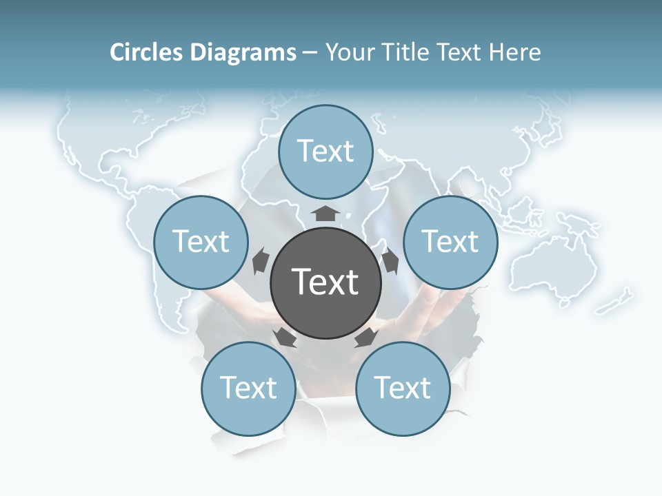 Reiseziel Weltweit Handel PowerPoint Template