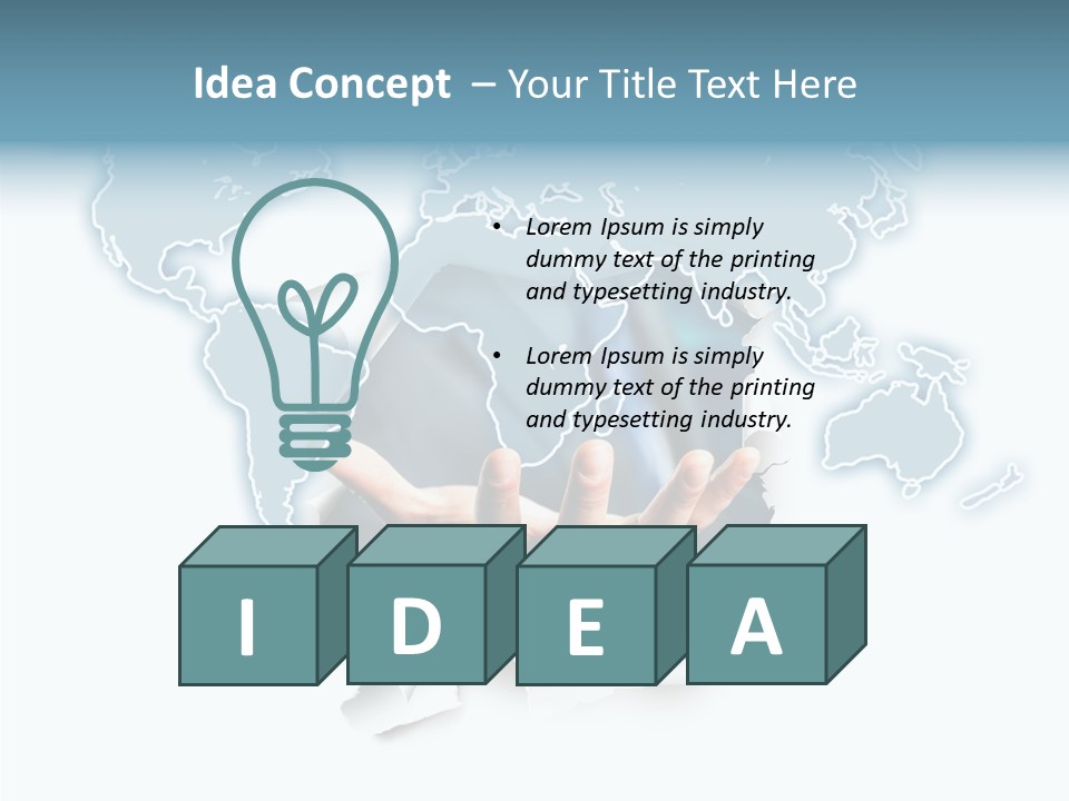 Reiseziel Weltweit Handel PowerPoint Template