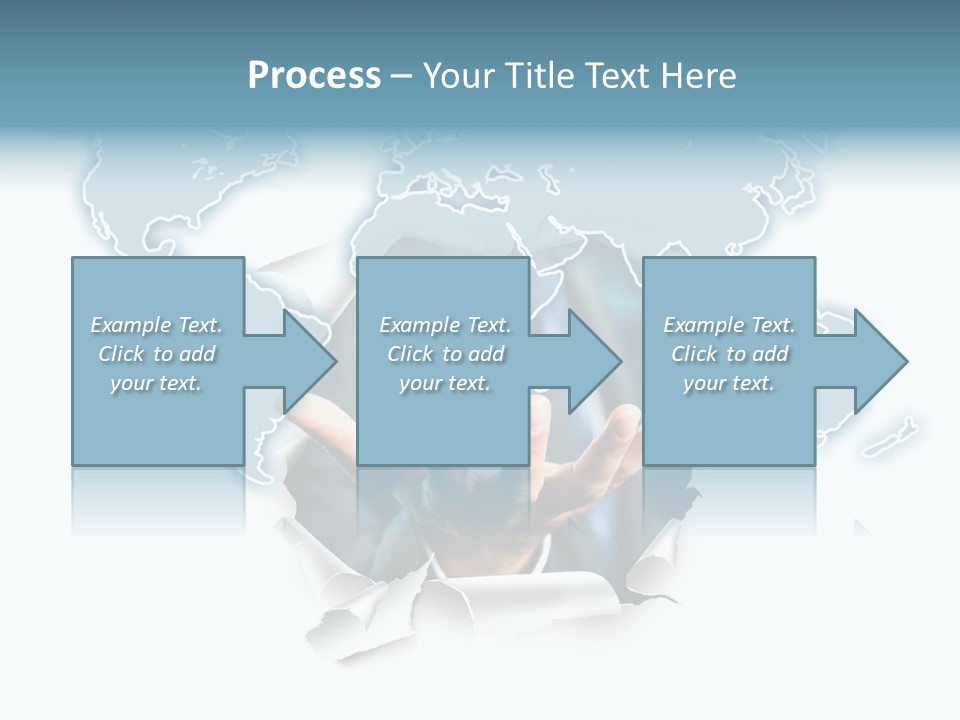 Reiseziel Weltweit Handel PowerPoint Template