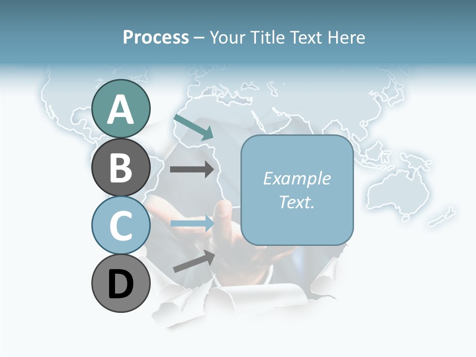 Reiseziel Weltweit Handel PowerPoint Template