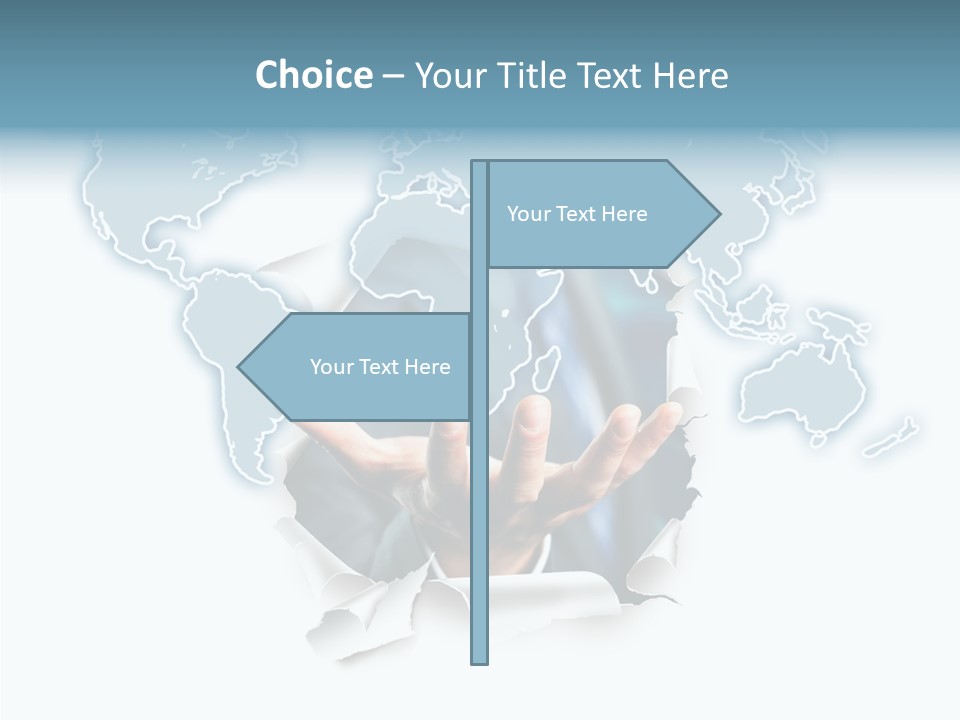 Reiseziel Weltweit Handel PowerPoint Template