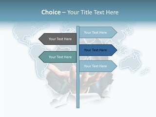 Reiseziel Weltweit Handel PowerPoint Template