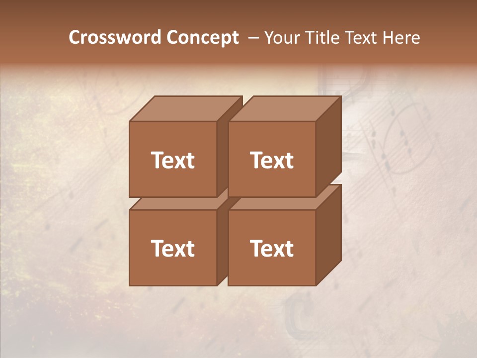 Texture Scrapbook Gravure PowerPoint Template