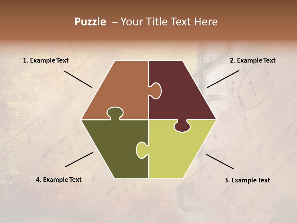 Texture Scrapbook Gravure PowerPoint Template