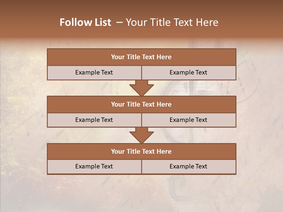 Texture Scrapbook Gravure PowerPoint Template