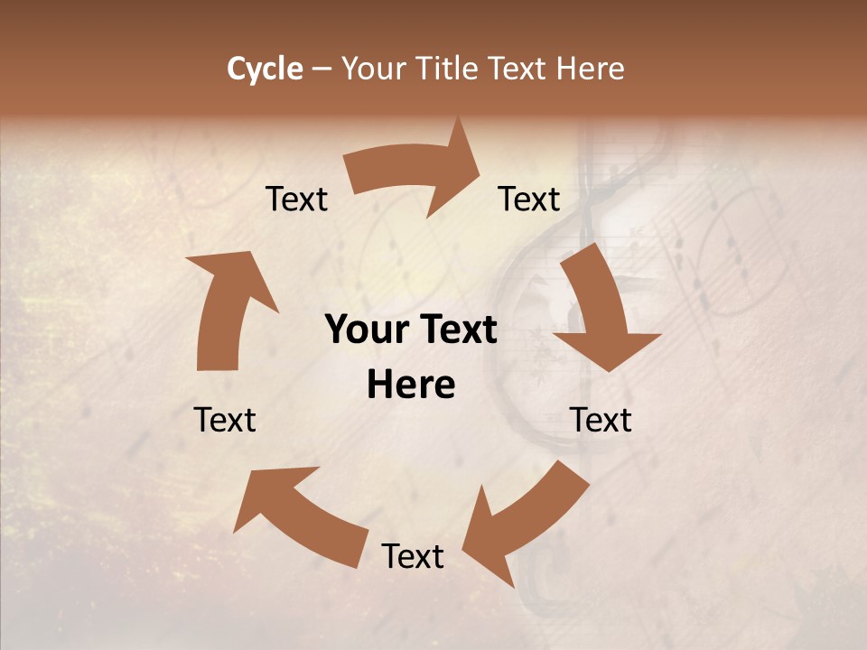 Texture Scrapbook Gravure PowerPoint Template
