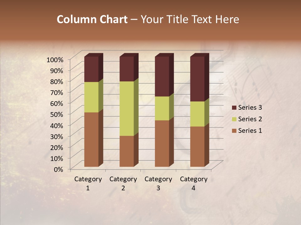 Texture Scrapbook Gravure PowerPoint Template