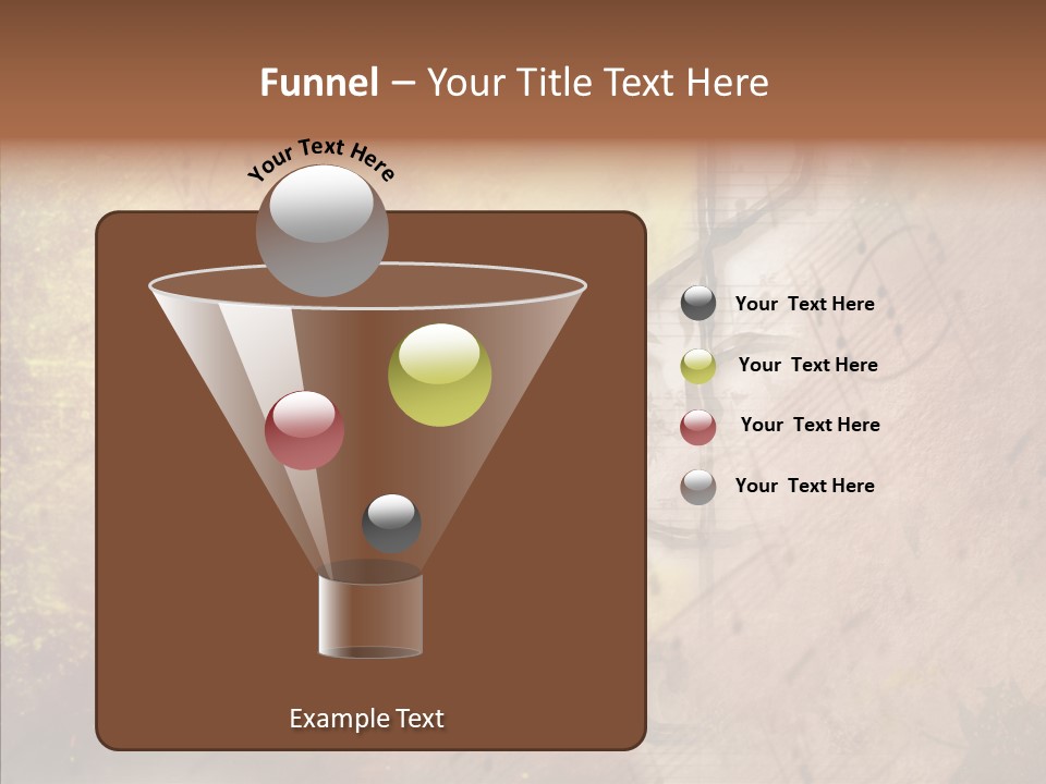 Texture Scrapbook Gravure PowerPoint Template