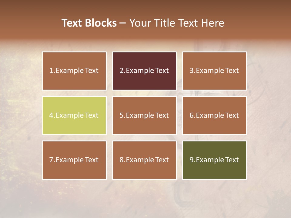 Texture Scrapbook Gravure PowerPoint Template